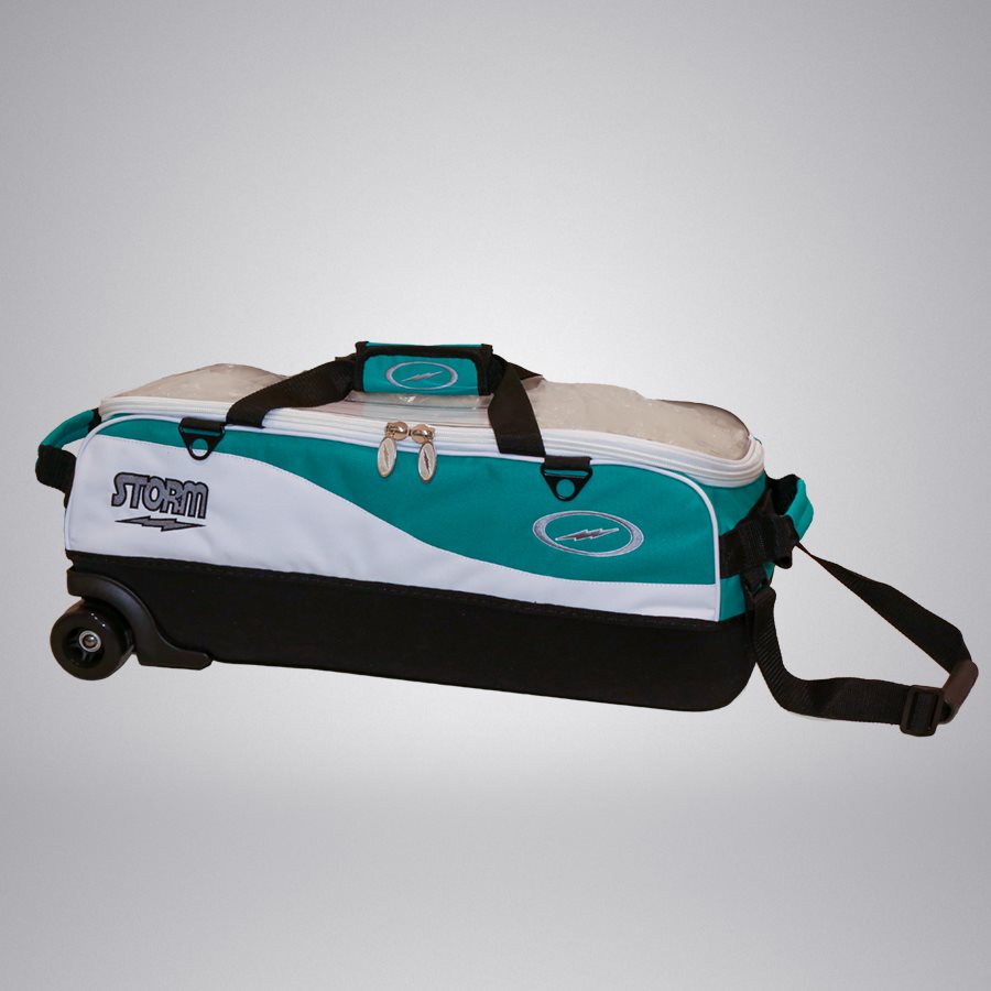 3-BALL TRAVEL TOTE PRO WHITE / TEAL
